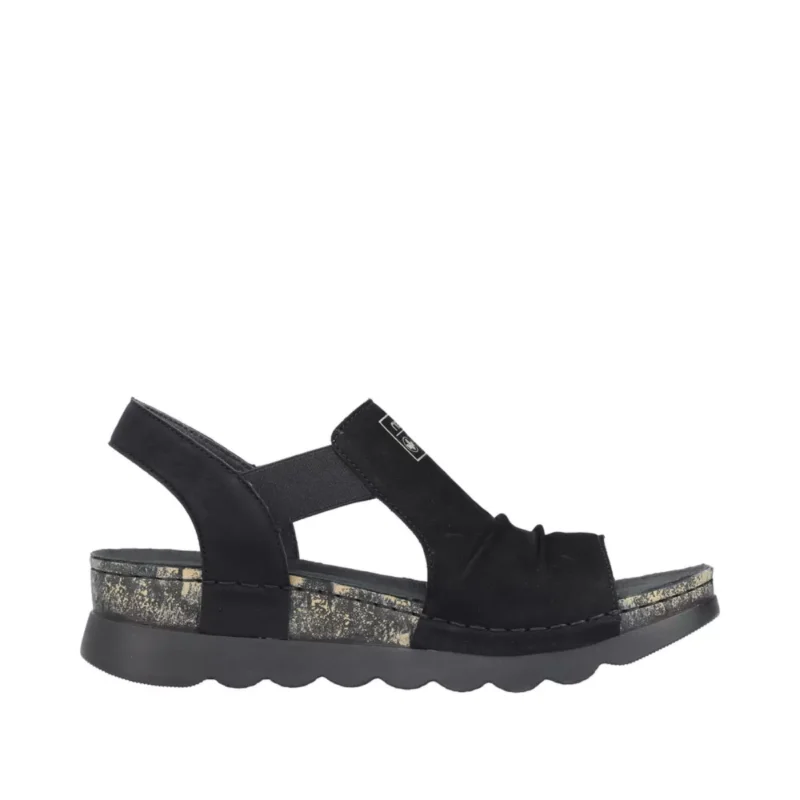 SANDAŁY RIEKER 64463/01 SCHWARZ - obrazek 10