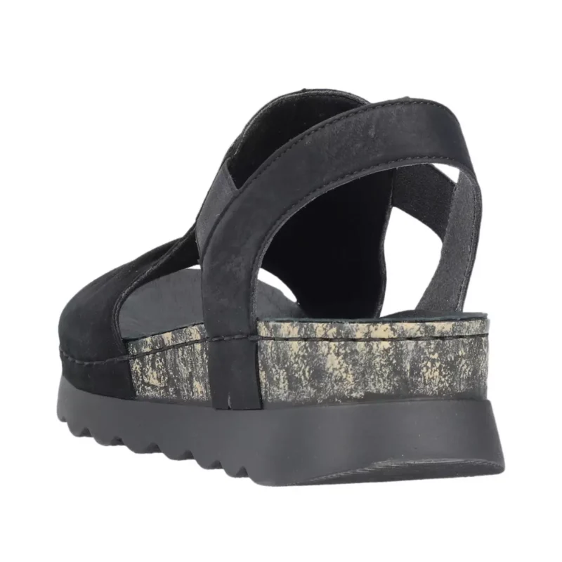 SANDAŁY RIEKER 64463/01 SCHWARZ - obrazek 9