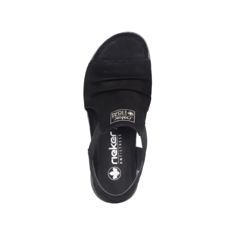 SANDAŁY RIEKER 64463/01 SCHWARZ - obrazek 8