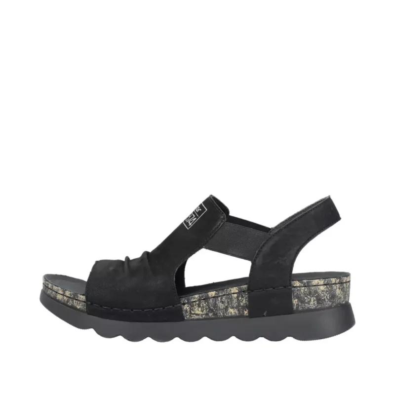 SANDAŁY RIEKER 64463/01 SCHWARZ - obrazek 7