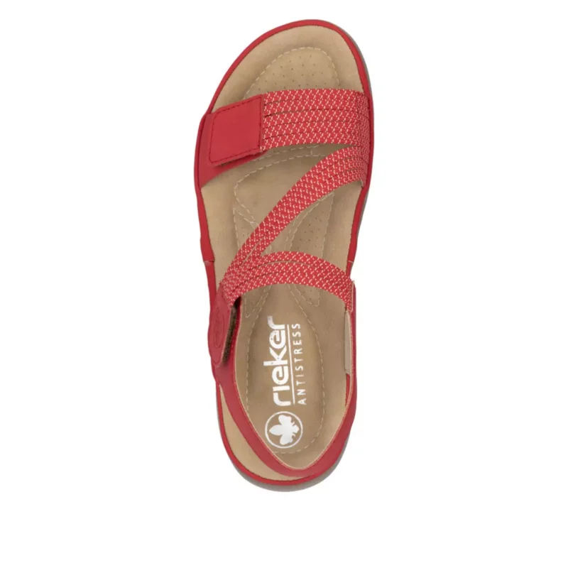 SANDAŁY RIEKER 64870/33 ROT - obrazek 8
