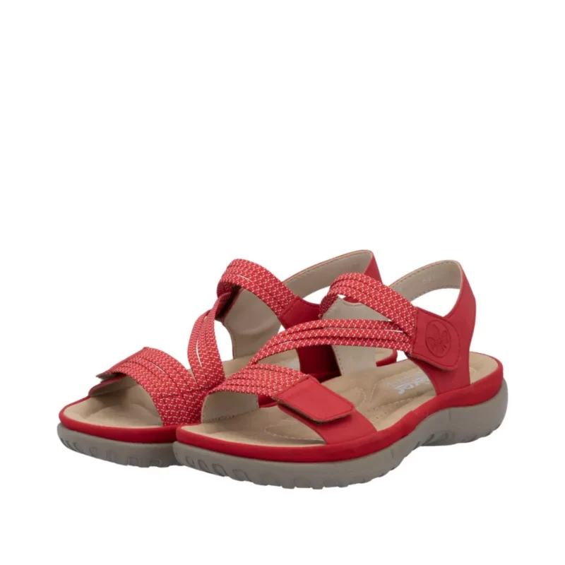 SANDAŁY RIEKER 64870/33 ROT - obrazek 4