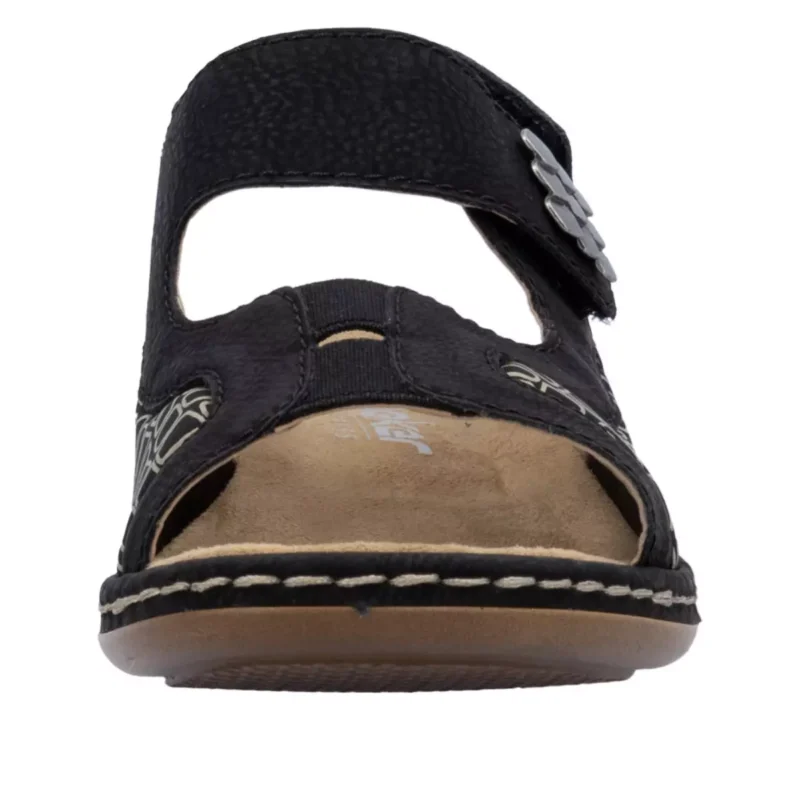SANDAŁY RIEKER 65989/01 SCHWARZ - obrazek 6