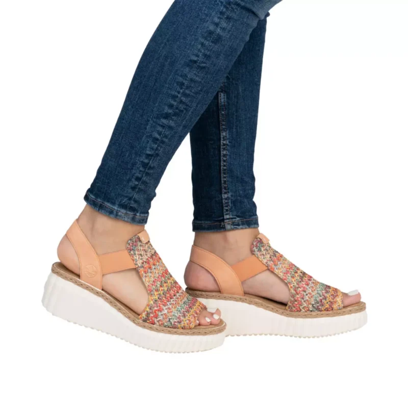 SANDAŁY RIEKER 69172/92 MULTI - obrazek 2
