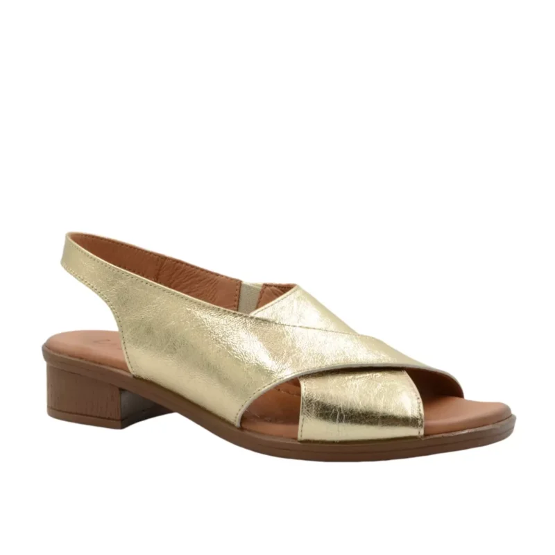 SANDAŁY LA STRADA 151355 GOLD - obrazek 5