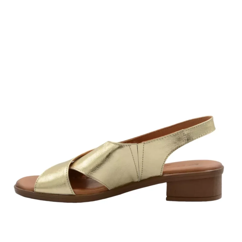 SANDAŁY LA STRADA 151355 GOLD - obrazek 4
