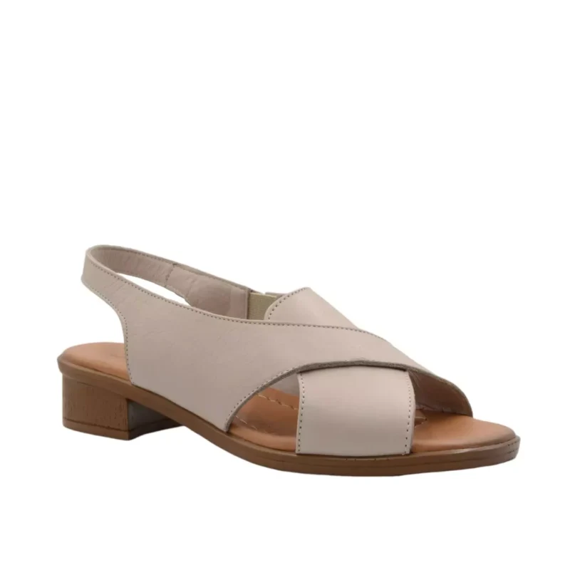 SANDAŁY LA STRADA 151355 SILVER GREY - obrazek 5