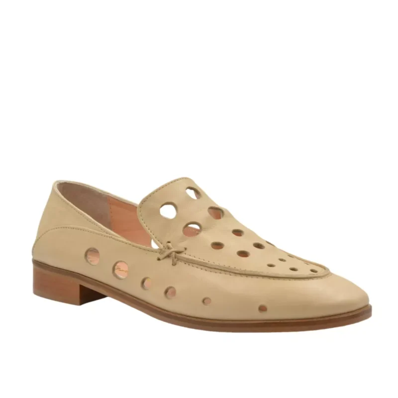 MOKASYNY LA STRADA 151104 BEIGE - obrazek 5
