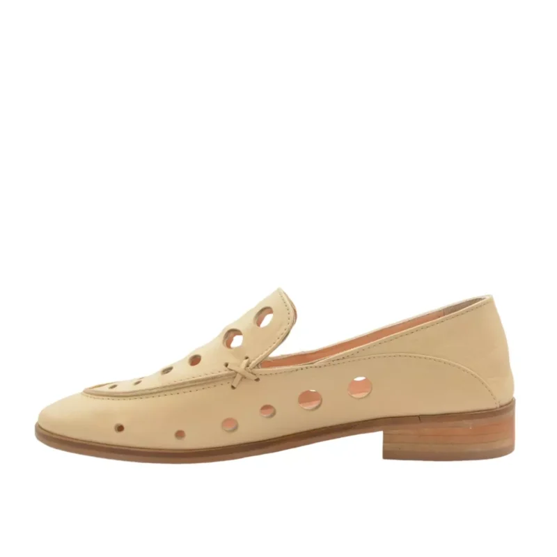 MOKASYNY LA STRADA 151104 BEIGE - obrazek 4
