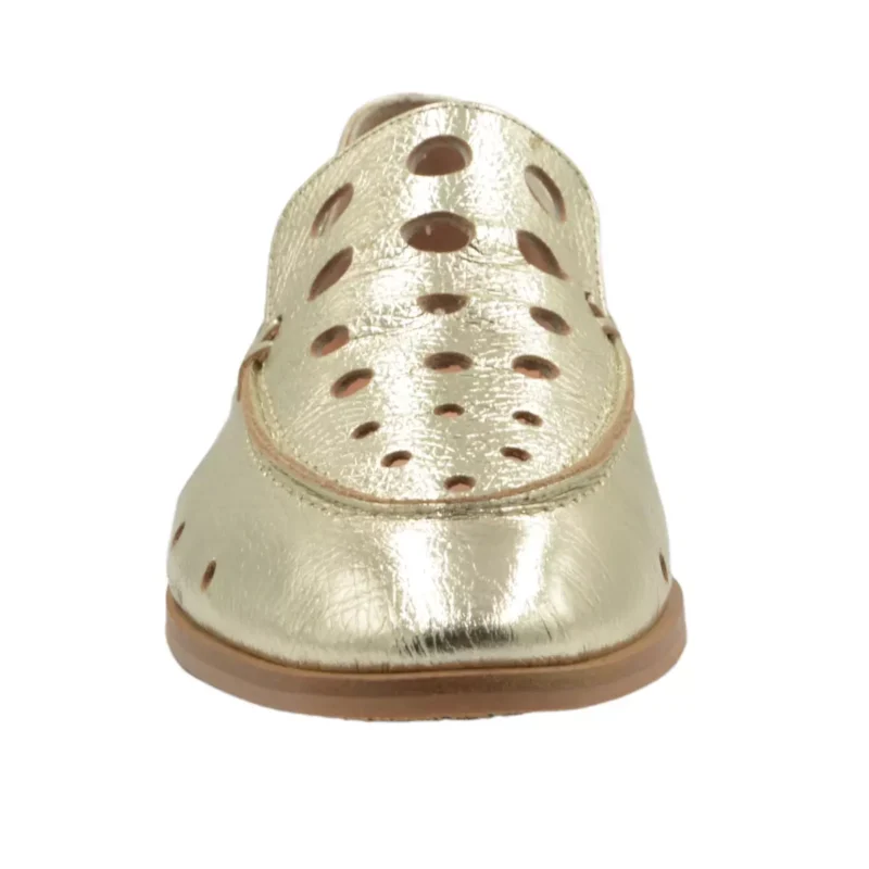 MOKASYNY LA STRADA 151104 GOLD - obrazek 3