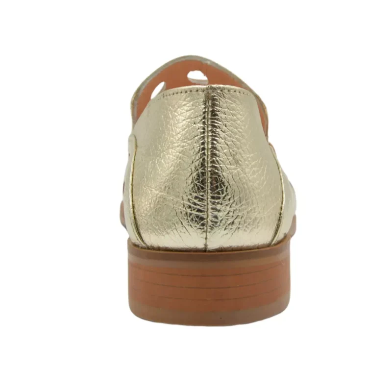 MOKASYNY LA STRADA 151104 GOLD - obrazek 2