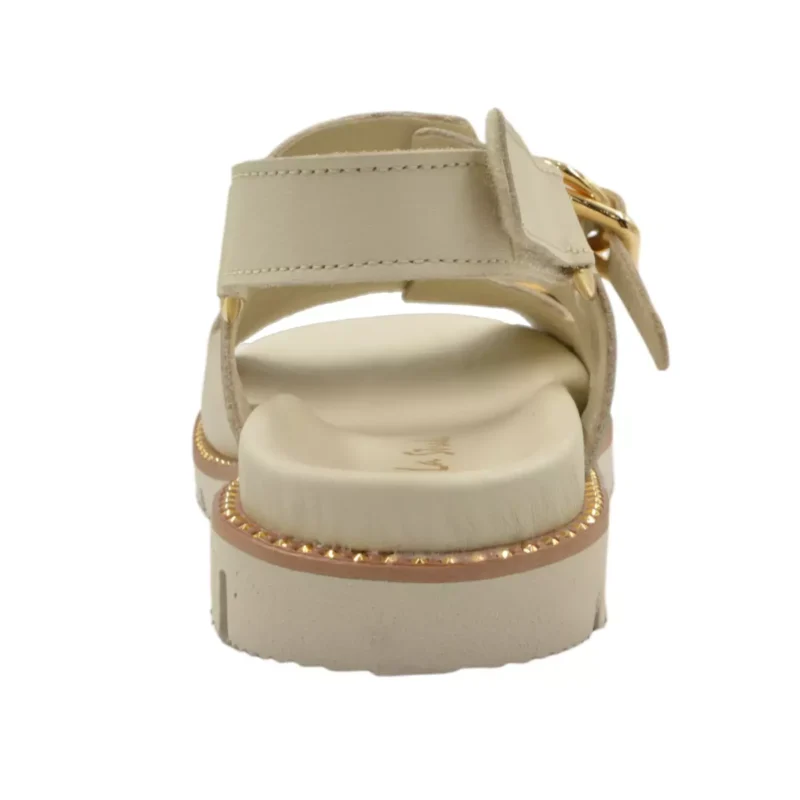 SANDAŁY LA STRADA 151478 BEIGE - obrazek 2
