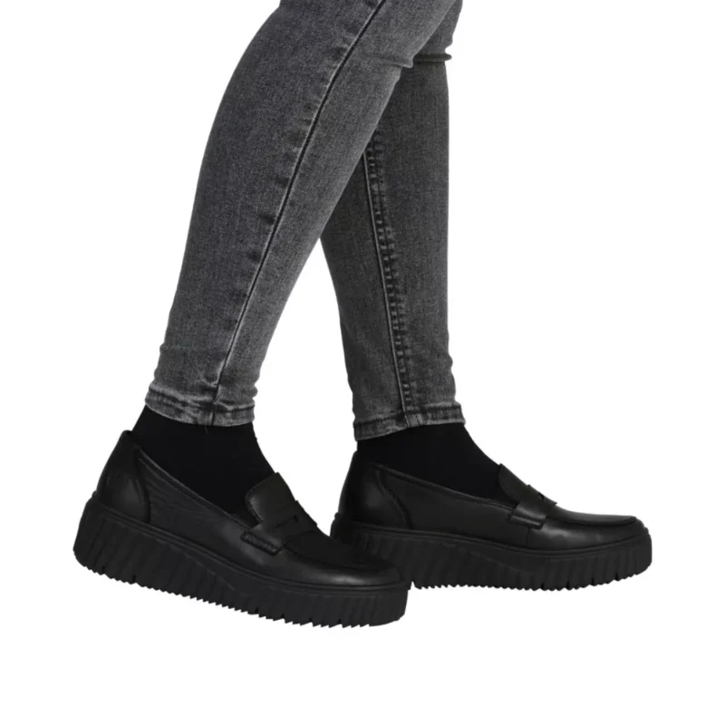 MOKASYNY RIEKER N2562/00 SCHWARZ - obrazek 2