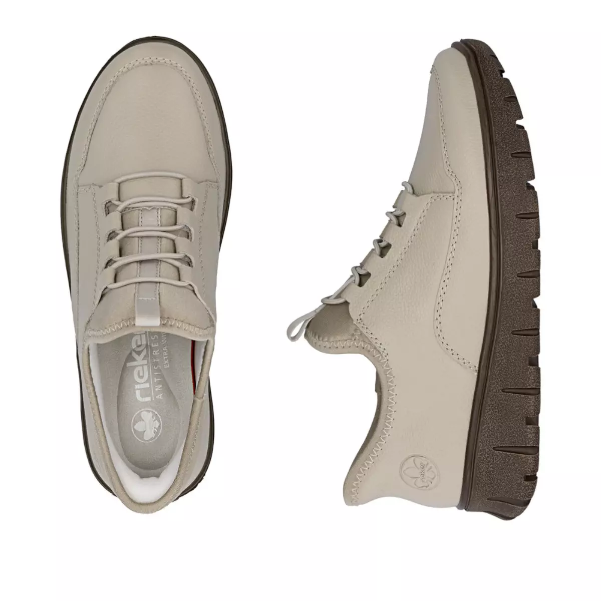 PÓŁBUTY RIEKER N1357/60 BEIGE - obrazek 3