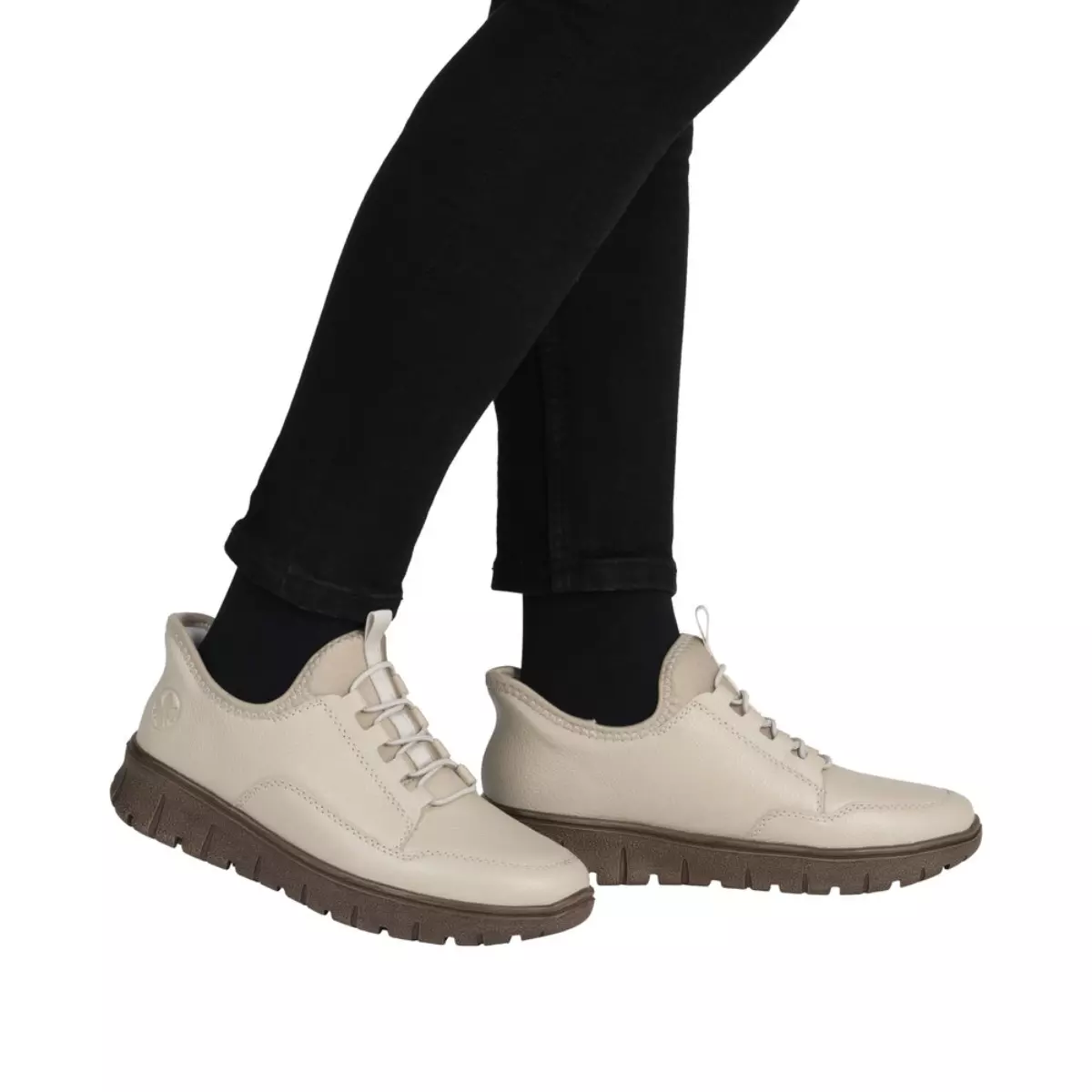 PÓŁBUTY RIEKER N1357/60 BEIGE - obrazek 2