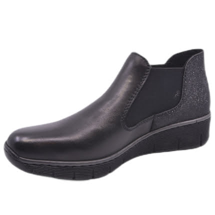 BOTKI RIEKER 53790/00 SCHWARZ - obrazek 2