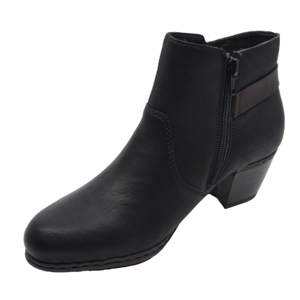 BOTKI RIEKER Y2161/02 BLACK KOMBI - obrazek 2