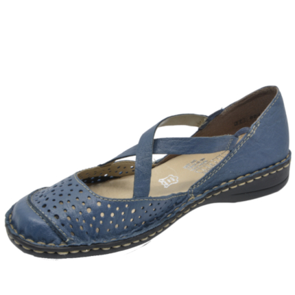 CZÓŁENKA RIEKER 49857/12 BLUE - obrazek 2