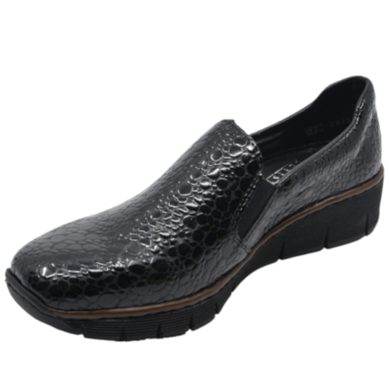 MOKASYNY RIEKER 53766/45 GRAU - obrazek 2