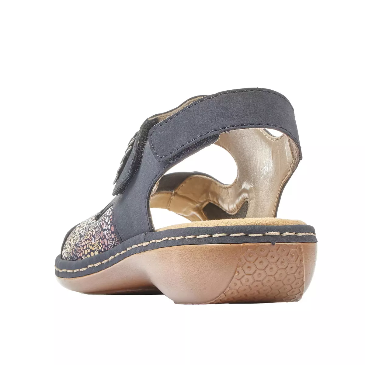 SANDAŁY RIEKER 65989/14 BLAU - obrazek 5