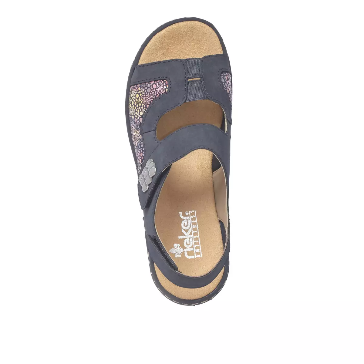 SANDAŁY RIEKER 65989/14 BLAU - obrazek 4