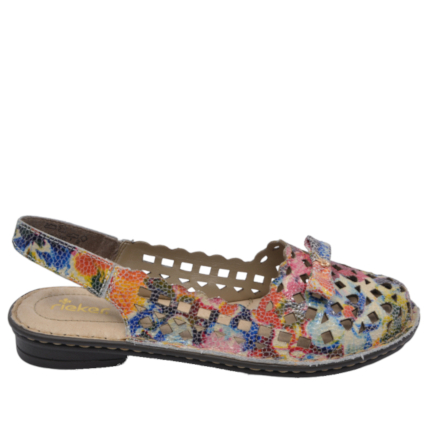 SANDAŁY RIEKER 48475/90 MULTI - obrazek 3