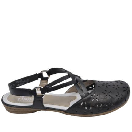 SANDAŁY RIEKER 53996/00 SCHWARZ - obrazek 3