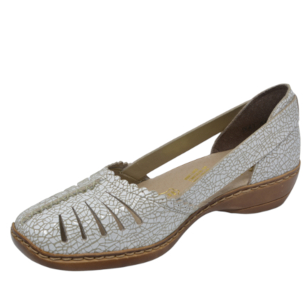 CZÓŁENKA RIEKER 413X9/80 WEISS - obrazek 2