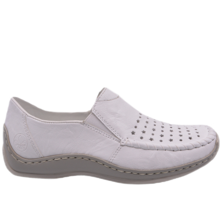 MOKASYNY RIEKER L1765/80 WEISS - obrazek 3