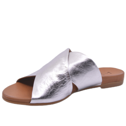 KLAPKI LA STRADA 02.0040 METALIC SILVER - obrazek 2