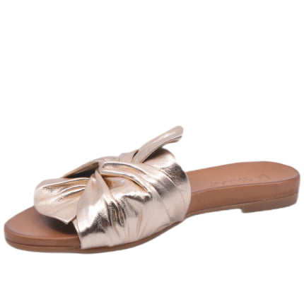 KLAPKI LA STRADA 02.0273 METALIC GOLD - obrazek 2