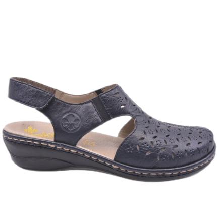 SANDAŁY RIEKER 47776/14 BLAU - obrazek 3