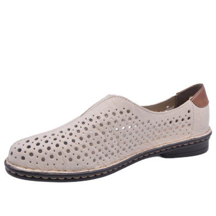 MOKASYNY RIEKER 48457/60 WEISS - obrazek 2