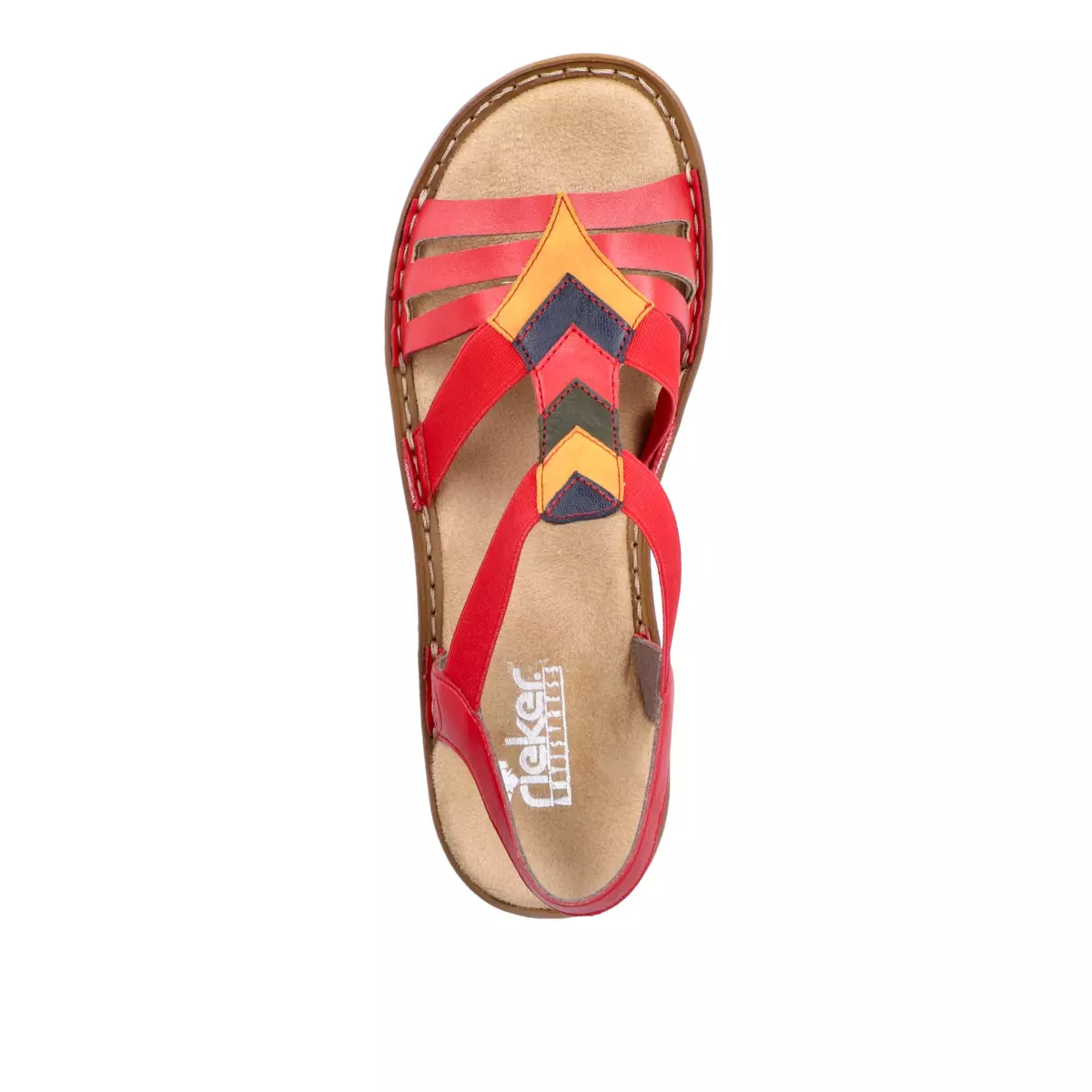 SANDAŁY RIEKER 60804/33 ROT - obrazek 7