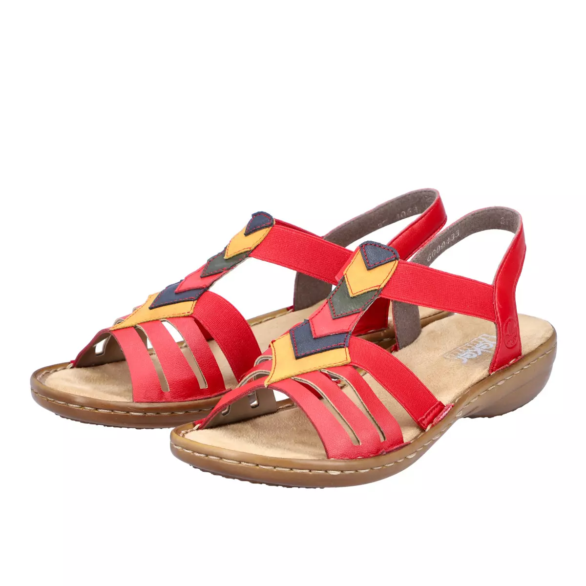 SANDAŁY RIEKER 60804/33 ROT - obrazek 4