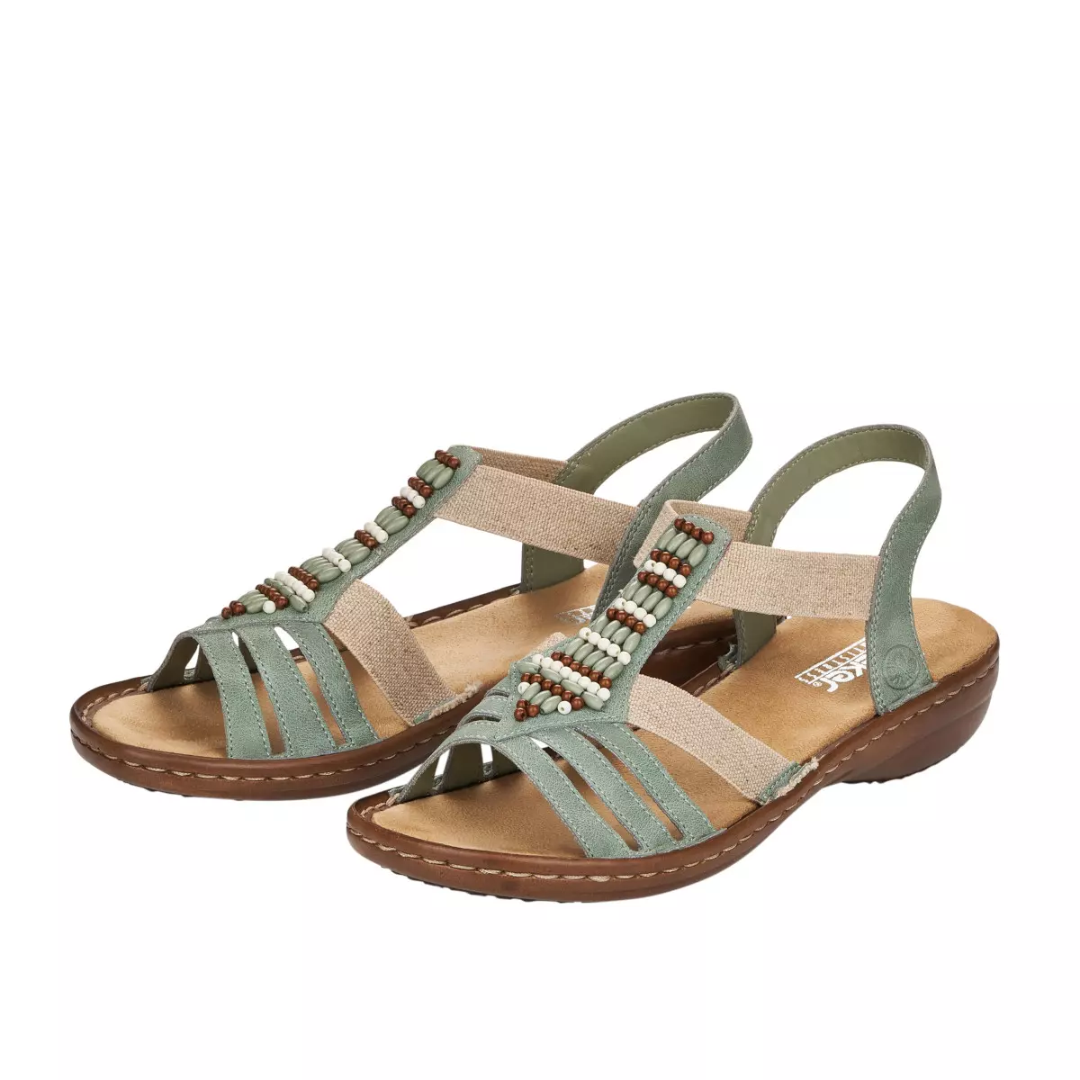 SANDAŁY RIEKER 60851/52 GRUN - obrazek 3