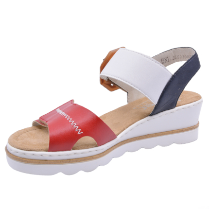 SANDAŁY RIEKER 67476/33 ROT - obrazek 2