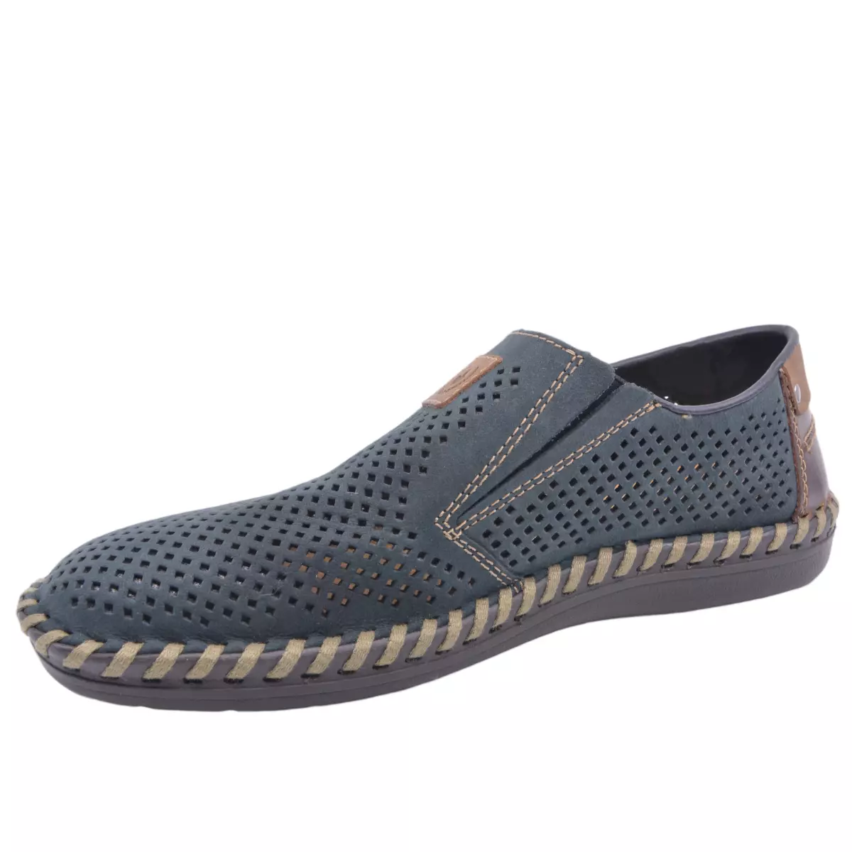 MOKASYNY RIEKER B2455/14 BLAU - obrazek 3