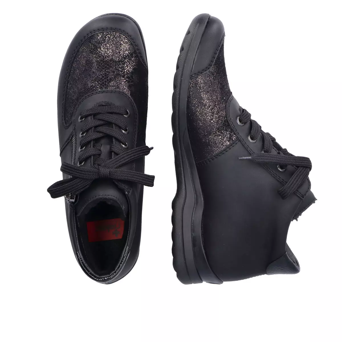 TRZEWIKI RIEKER L1840/00 SCHWARZ - obrazek 2