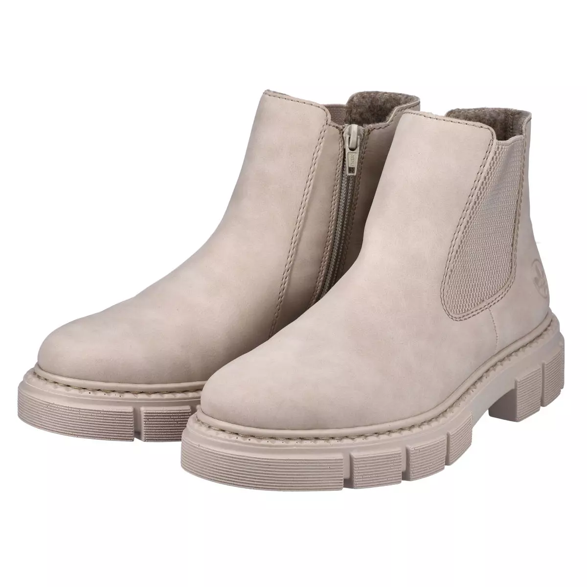 BOTKI RIEKER M3854/62 BEIGE - obrazek 3