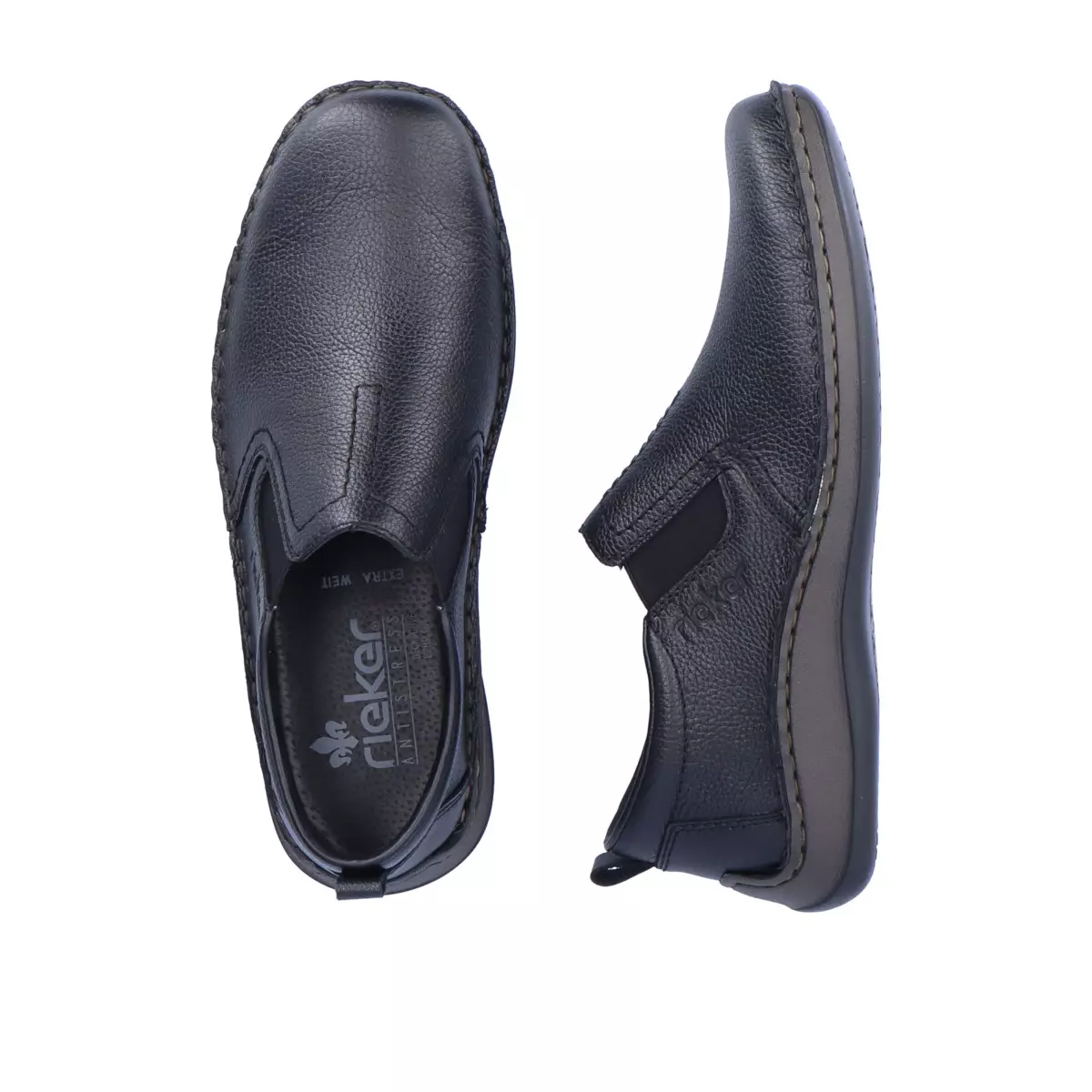 MOKASYNY RIEKER 05264/00 SCHWARZ - obrazek 2