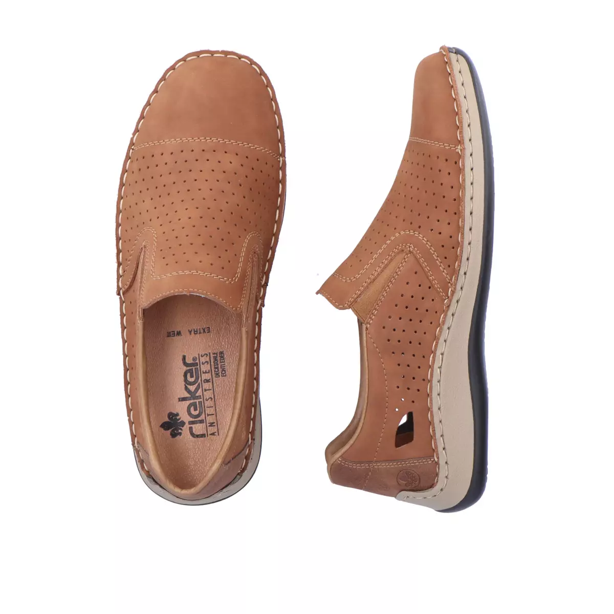 MOKASYNY RIEKER 05286/24 BRAUN - obrazek 2