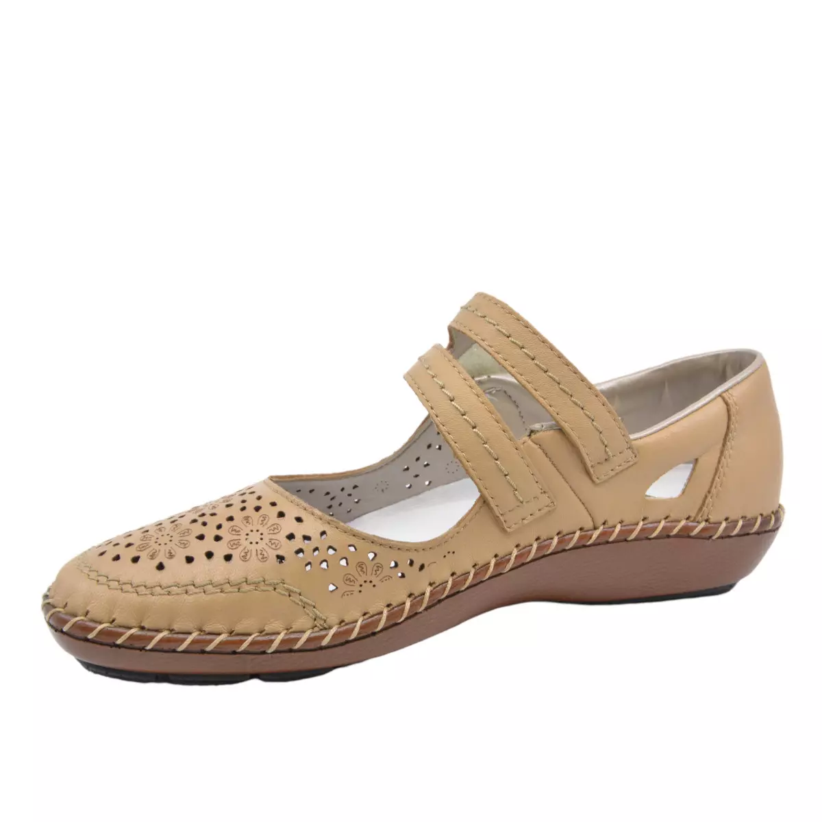 CZÓŁENKA RIEKER 44875/60 BEIGE - obrazek 5