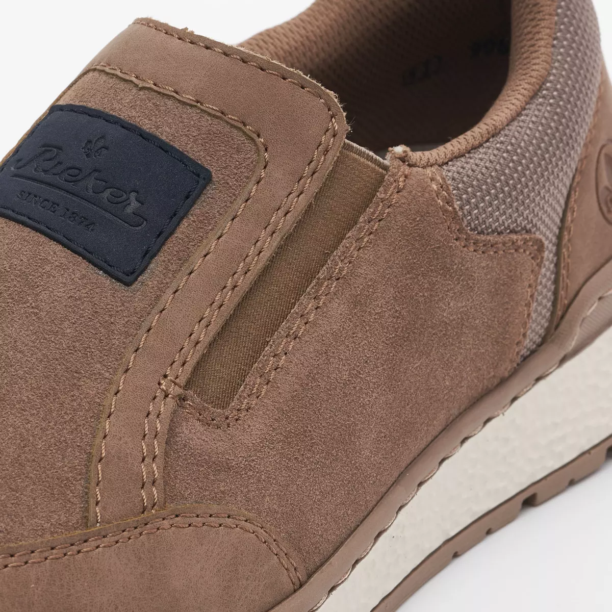 MOKASYNY RIEKER B9053/64 BEIGE - obrazek 2