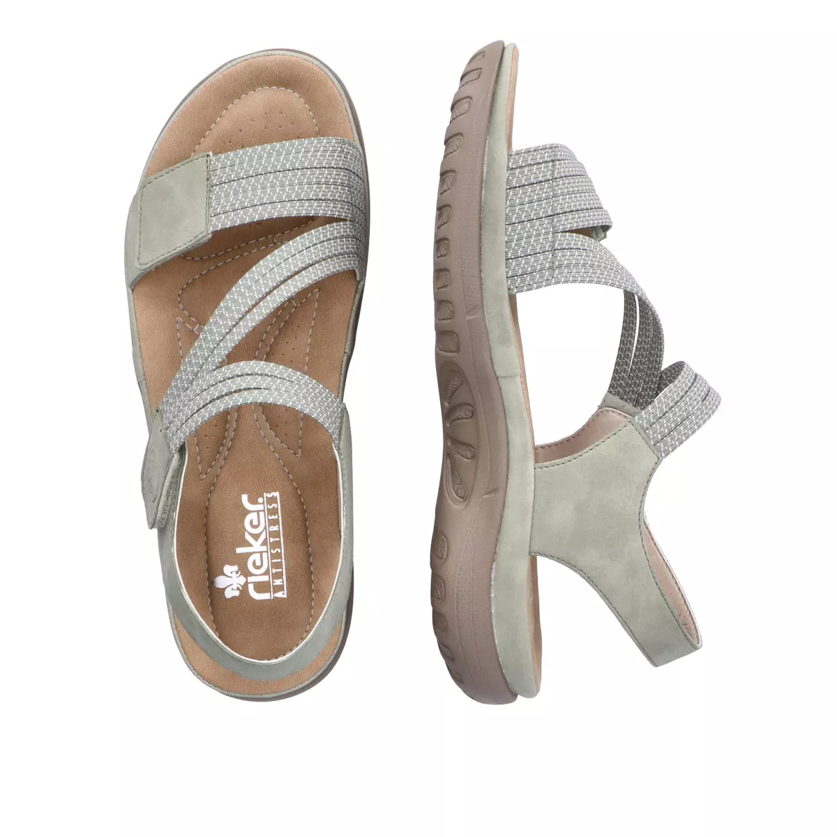 SANDAŁY RIEKER 64870/52 GRUN - obrazek 3