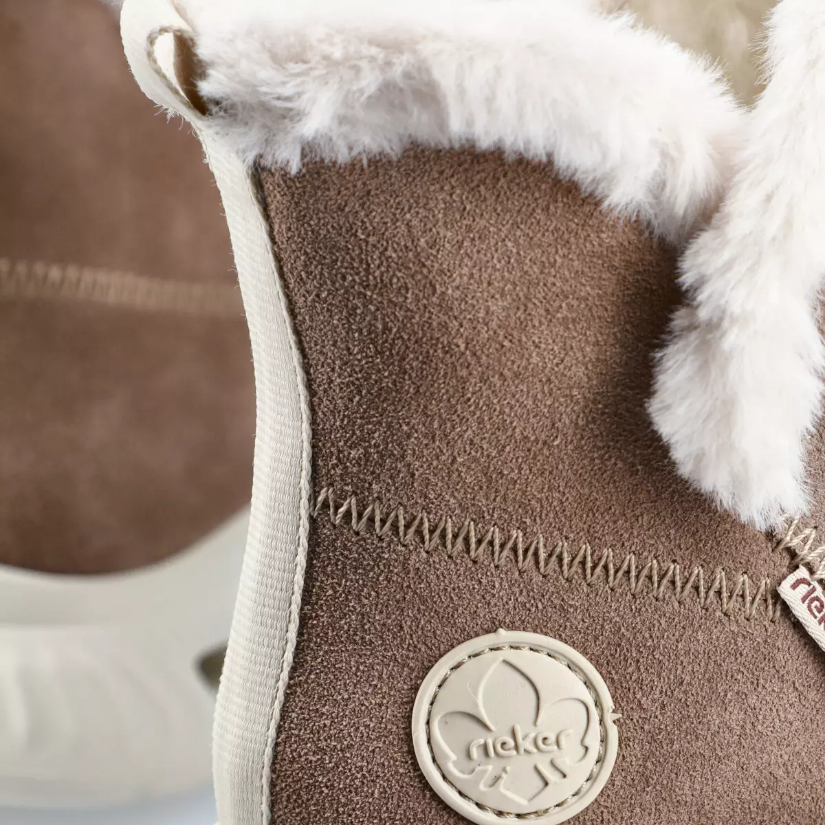 BOTKI RIEKER M6050/64 BEIGE - obrazek 2