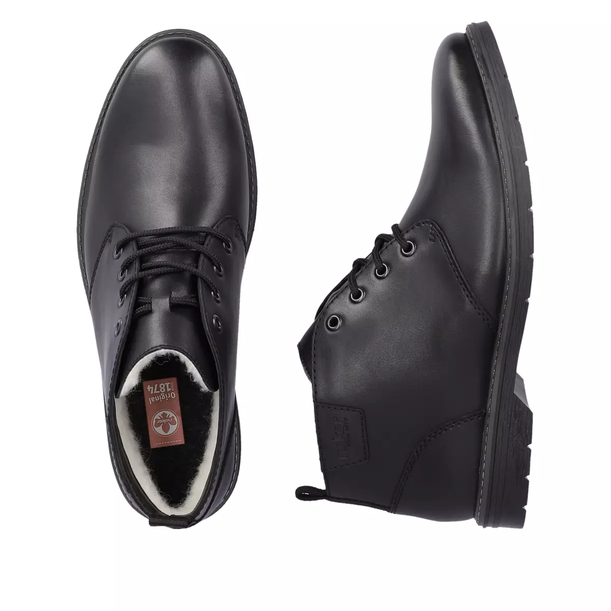 TRZEWIKI RIEKER 13004/00 SCHWARZ - obrazek 2