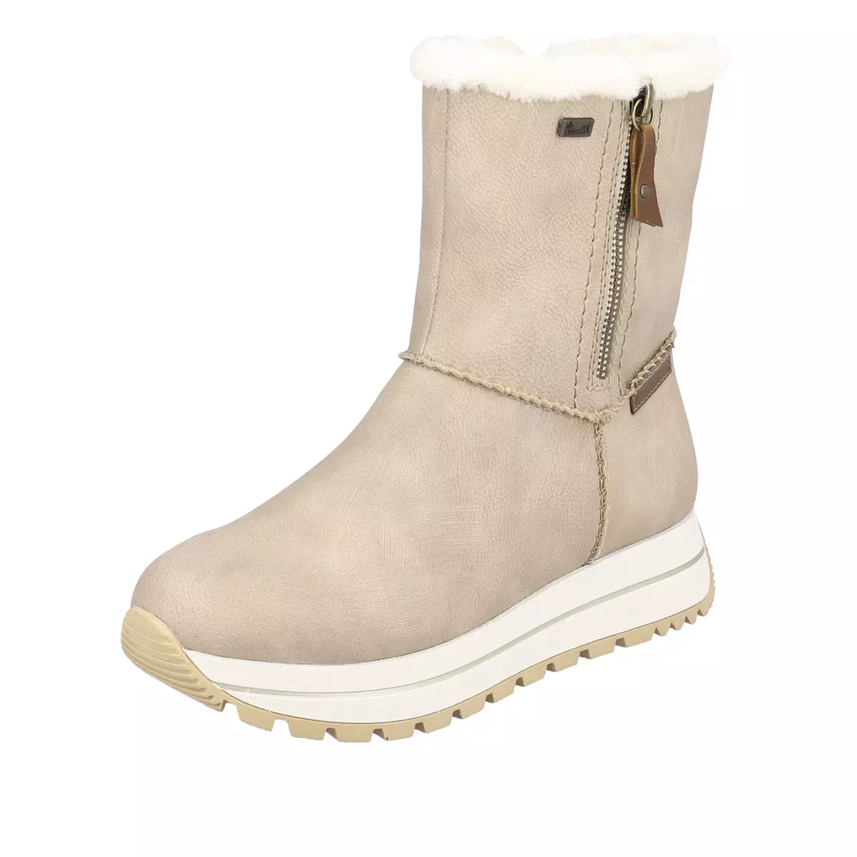 BOTKI RIEKER N4052/60 BEIGE - obrazek 10