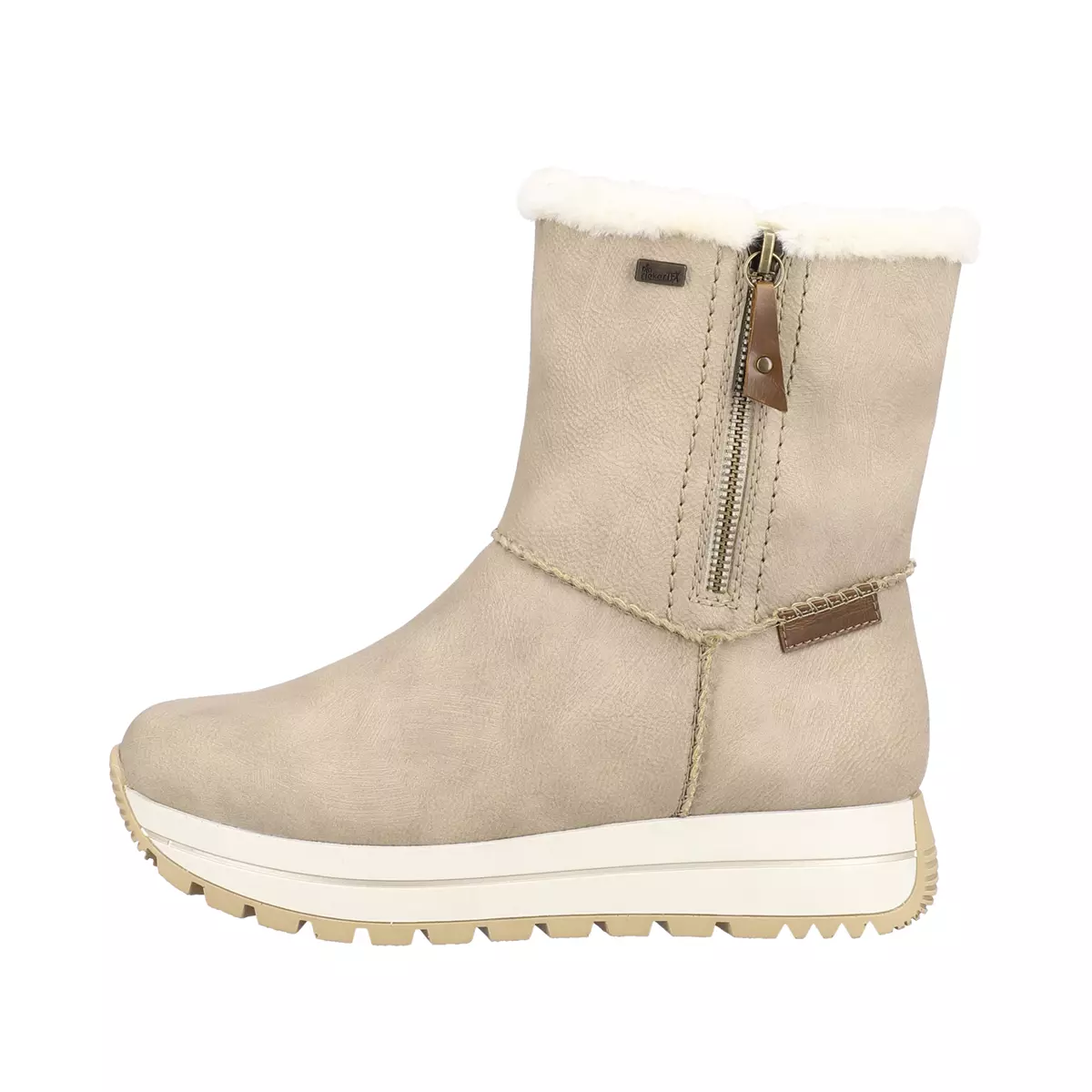 BOTKI RIEKER N4052/60 BEIGE - obrazek 6