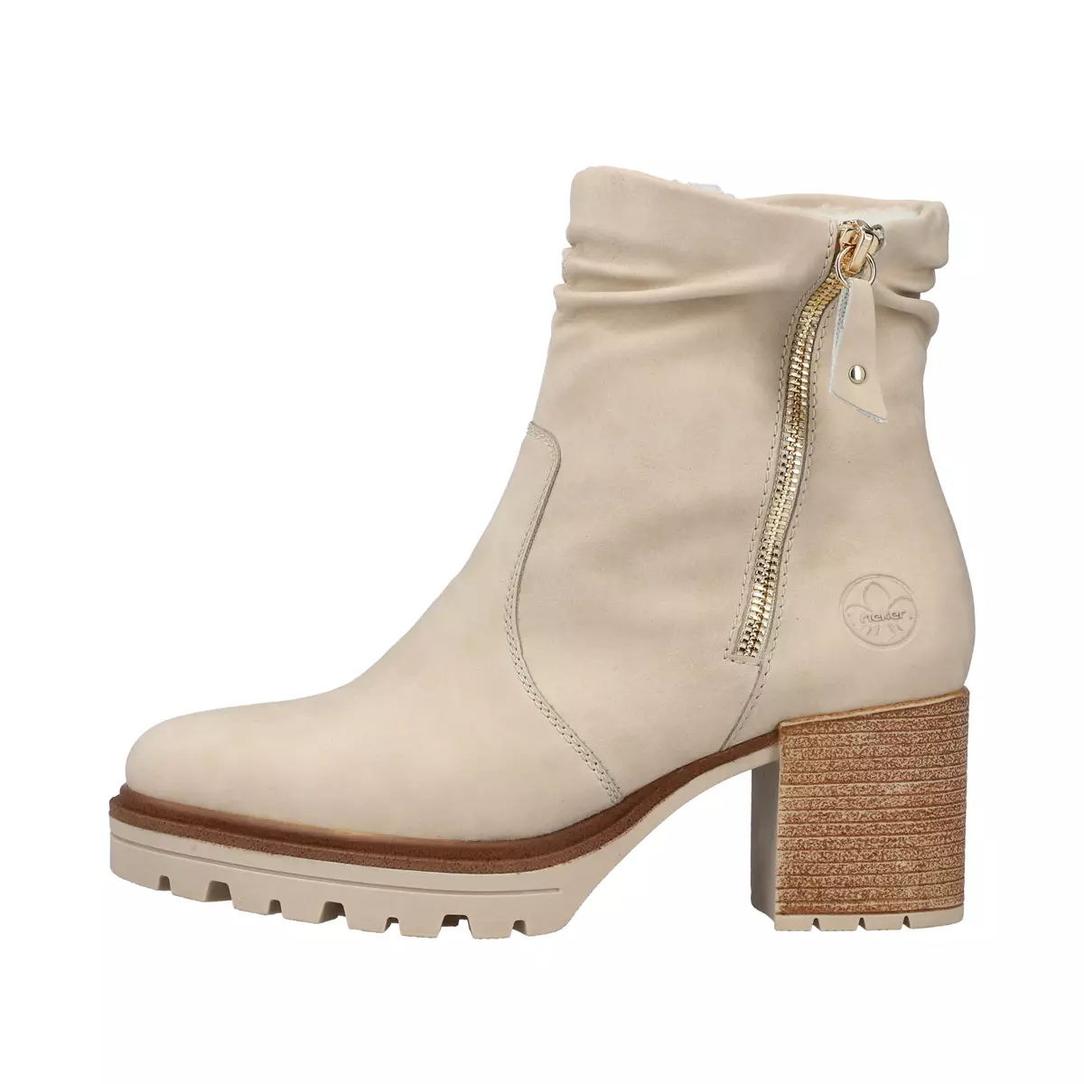 BOTKI RIEKER Y9041/60 BEIGE - obrazek 7